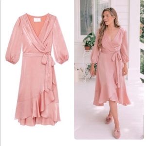 Gal meets glam Jennifer wrap dress